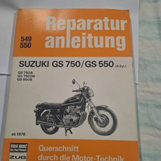 Manuale di officina Suzuki GS 750 550, in tedesco
